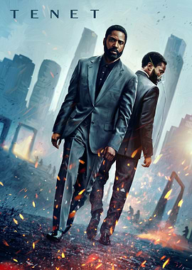 Tenet Movie Poster Art