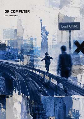 Radiohead OK Computer Album Art Poster