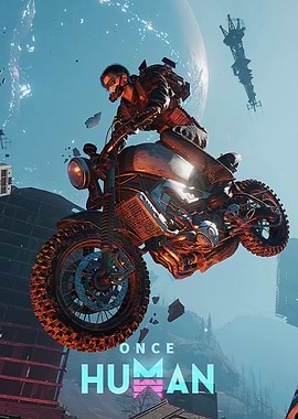 Once Human Game Motorcycle Rider