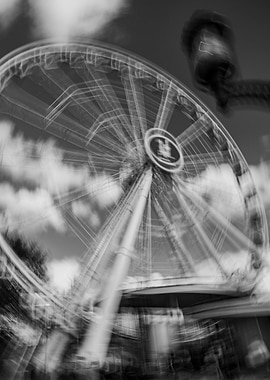 Motion Blurred Ferris Wheel
