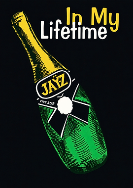 Jay-Z In My Lifetime Champagne Graphic