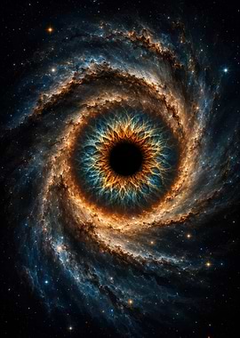 Cosmic Eye Spiral Galaxy
