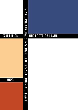 Bauhaus 1923 Exhibition Poster