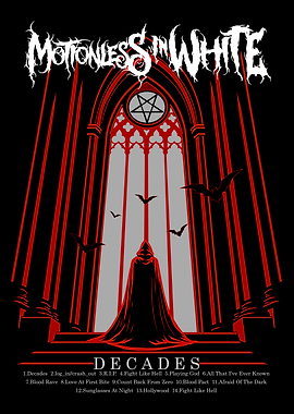 Motionless In White Decades Gothic Poster