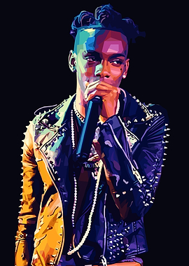 YNW Melly Pop Art Portrait
