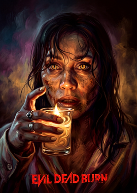 Evil Dead Burn Horror Poster