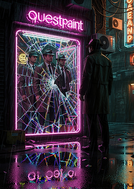 Cyberpunk Noir Detective