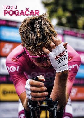 Tadej Pogačar Cycling Portrait