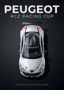Peugeot RCZ Racing Cup Poster