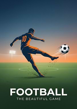 Football The Beautiful Game Poster