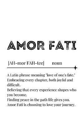 Amor Fati Definition