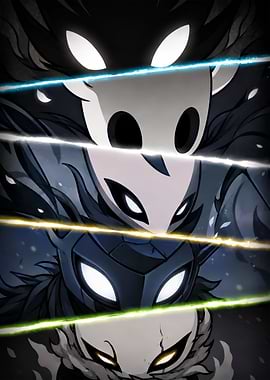 Hollow Knight Character Collage