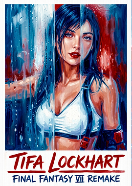 Tifa Lockhart Final Fantasy VII Portrait