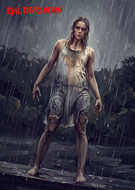Evil Dead Burn Horror Poster