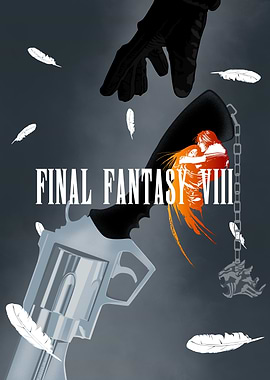 Final Fantasy VIII Gunblade Poster