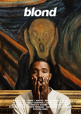 Frank Ocean Blond Scream Mashup Poster