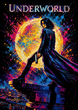Underworld Selene Vibrant Art Poster