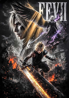 Final Fantasy VII Remake Poster