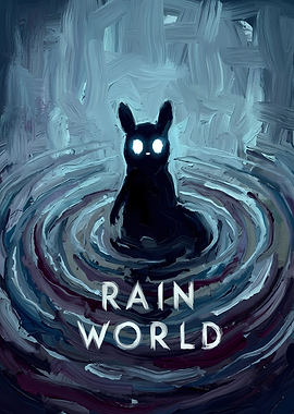 Rain World Slugcat Poster
