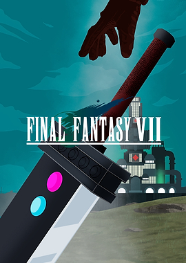 Final Fantasy VII Buster Sword Poster