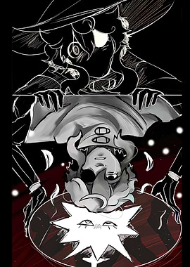 Dark Fantasy Anime Style Illustration