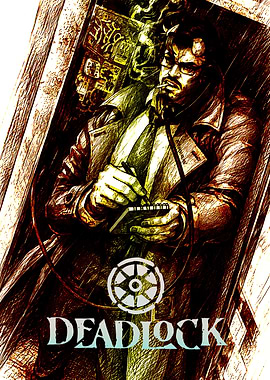 Deadlock Detective Noir Illustration