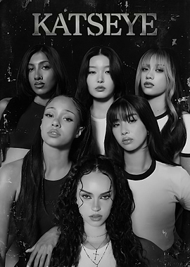 KATSEYE Group Portrait Poster
