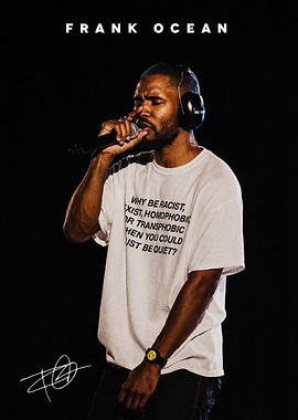 Frank Ocean Concert Performance Portrait
