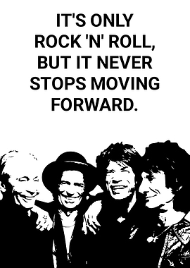 The Rolling Stones Quote Poster