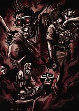Dark Dystopian Goggle-Wearing Survivors