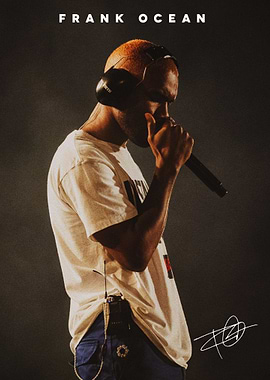 Frank Ocean Live Performance Poster