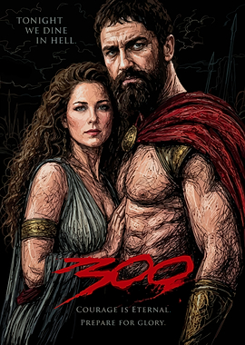 300 Movie Poster Art
