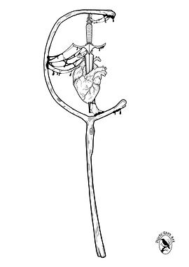 Staff - Heart and Dagger