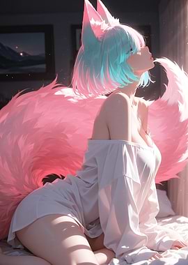 Anime Fox Girl in Sunlight