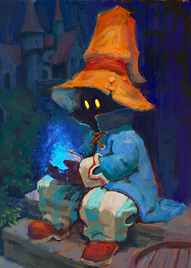 Vivi Ornitier Final Fantasy Digital Painting