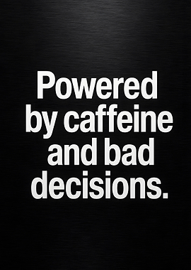 Powered by Caffeine and Bad Decisions
