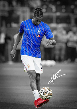 Michael Olise Soccer Portrait