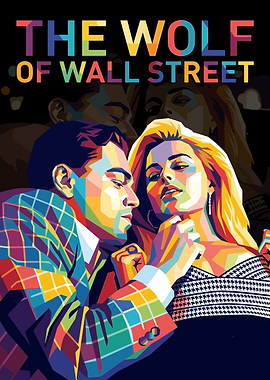 The Wolf of Wall Street Pop Art