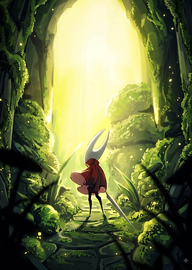 Hornet in Greenpath Hollow
