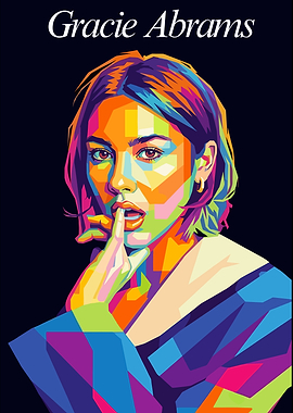 Gracie Abrams Pop Art Portrait