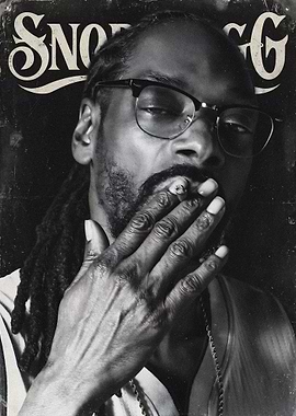 Snoop Dogg Vintage Style Portrait