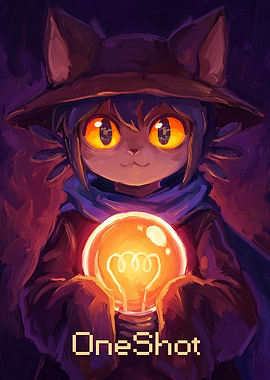 Niko from OneShot holding the sun