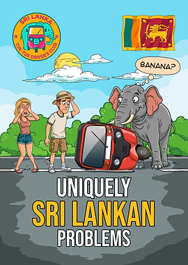Sri Lankan travel Problems Cartoon