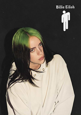 Billie Eilish Portrait Poster
