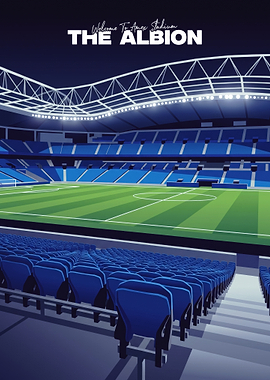 Amex Stadium The Albion Poster