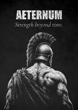 Aeternum Spartan Warrior Poster