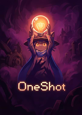 OneShot Game Poster with Niko