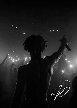 XXXTentacion Concert Silhouette