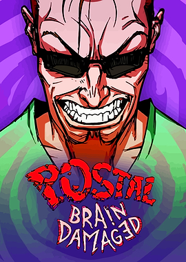 Postal Brain Damaged Game Art