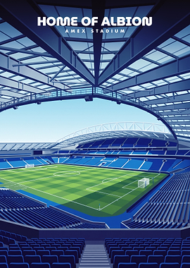 Amex Stadium Home of Albion Poster